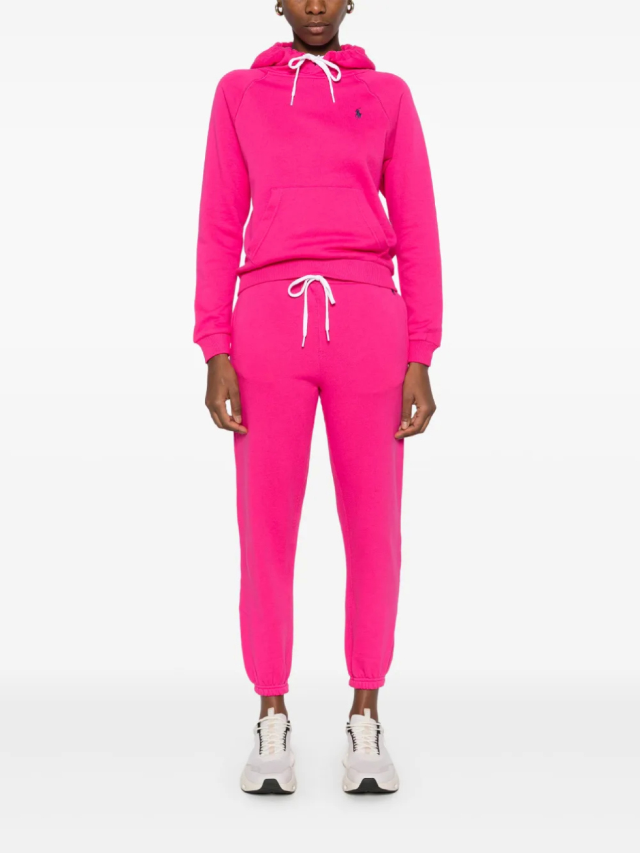 Легкие флисовые спортивные брюки Polo Ralph Lauren, розовый — фото 2