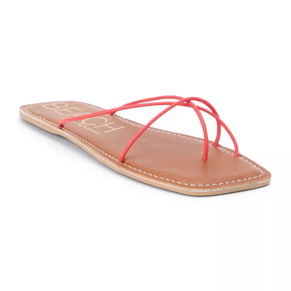 Женские сандалии Coastline на плоской подошве Beach By Matisse, цвет cherry red
