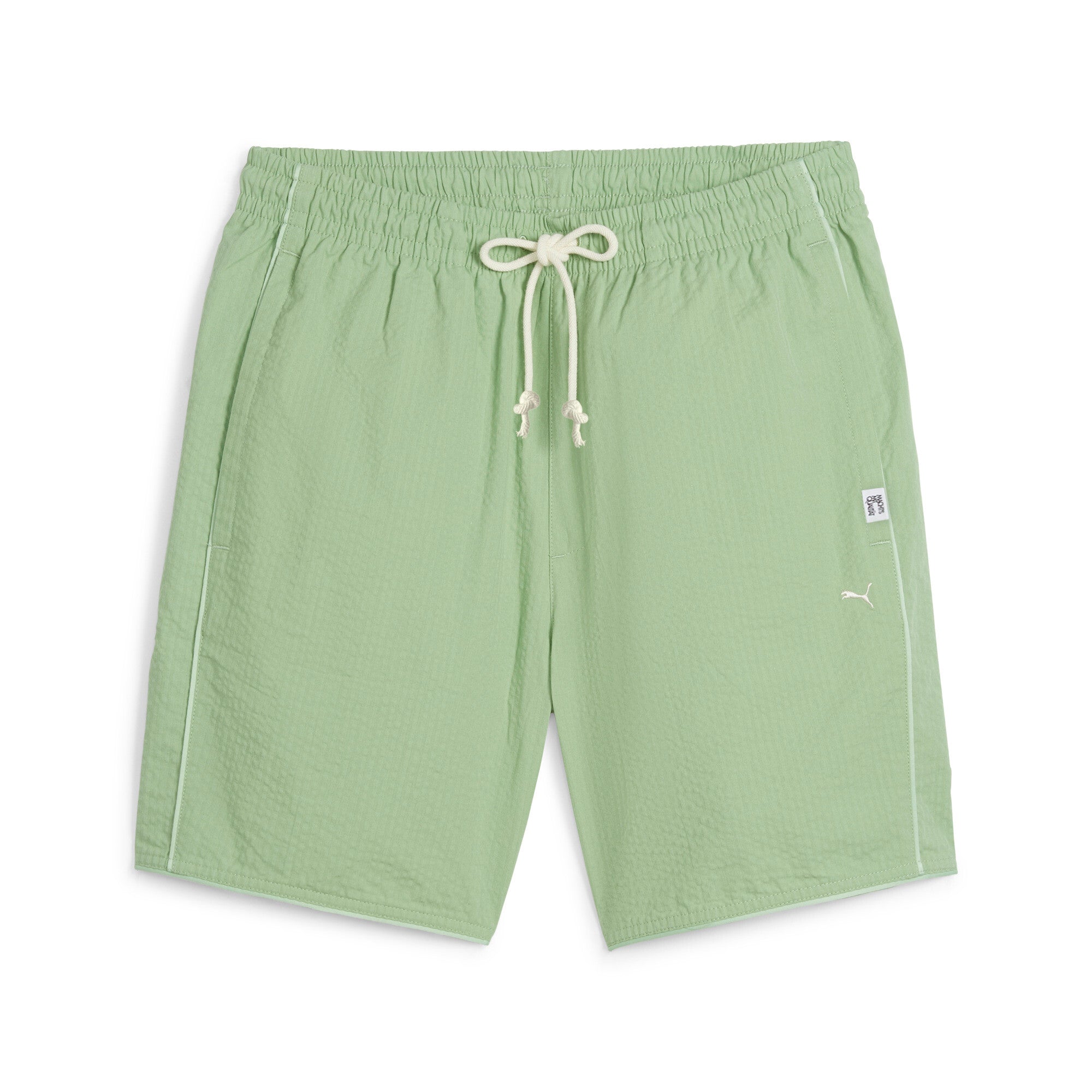 

Мужские шорты PUMA MMQ из сирсакера, цвет pure green