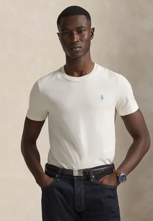 Базовая футболка с коротким рукавом Polo Ralph Lauren, Antique Cream