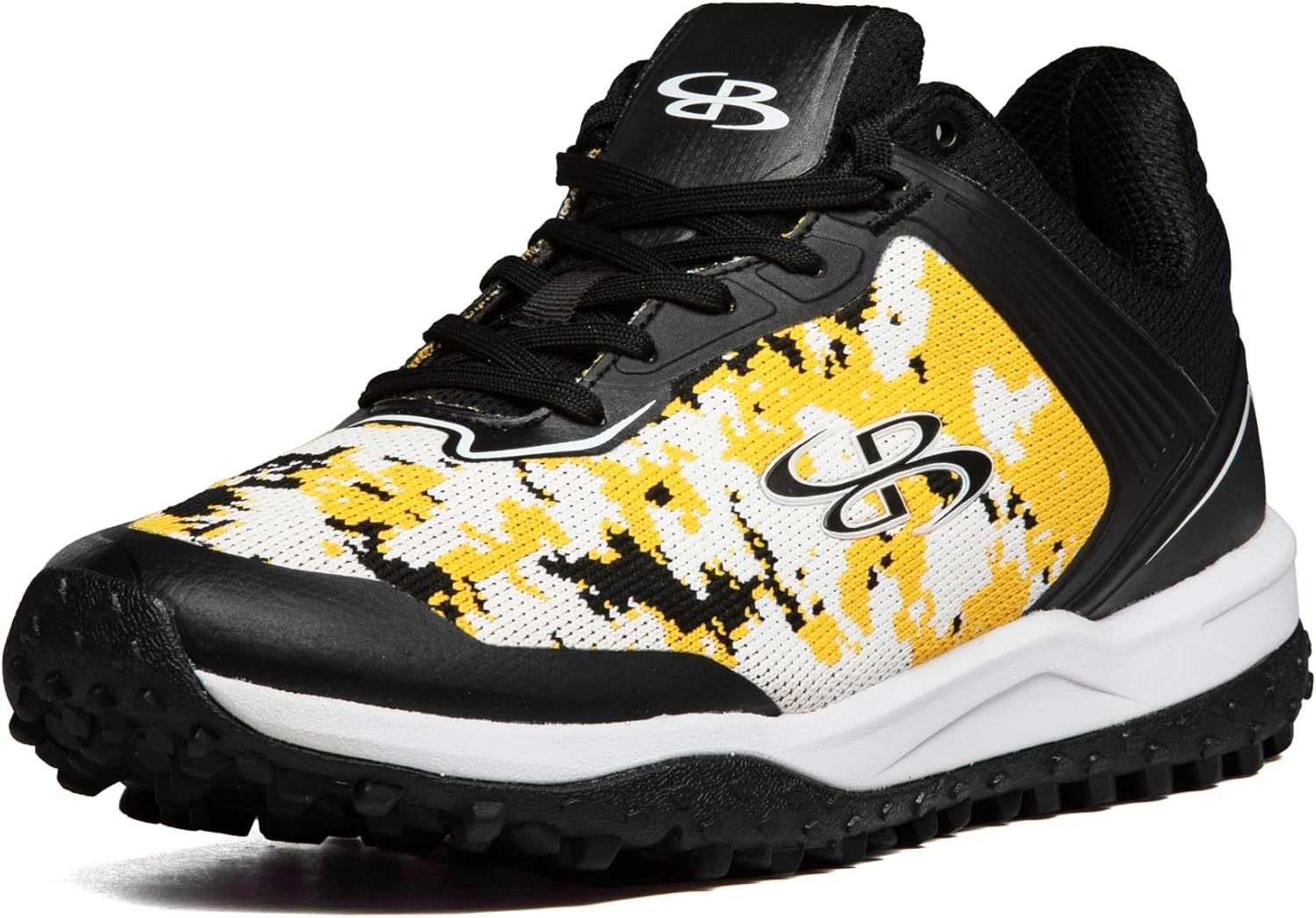 

Мужские кроссовки для газона Boombah Viper Pureknit - Цифровой камуфляж - Различные цветовые варианты - Различные размеры, белый/черный/золотой