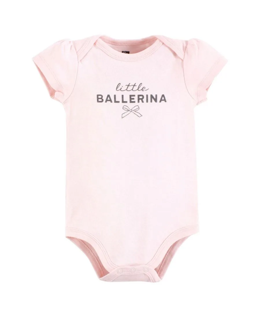 Комплект из 3 мягких хлопковых боди на каждый день Hudson Baby, Tutu Cute — фото 4