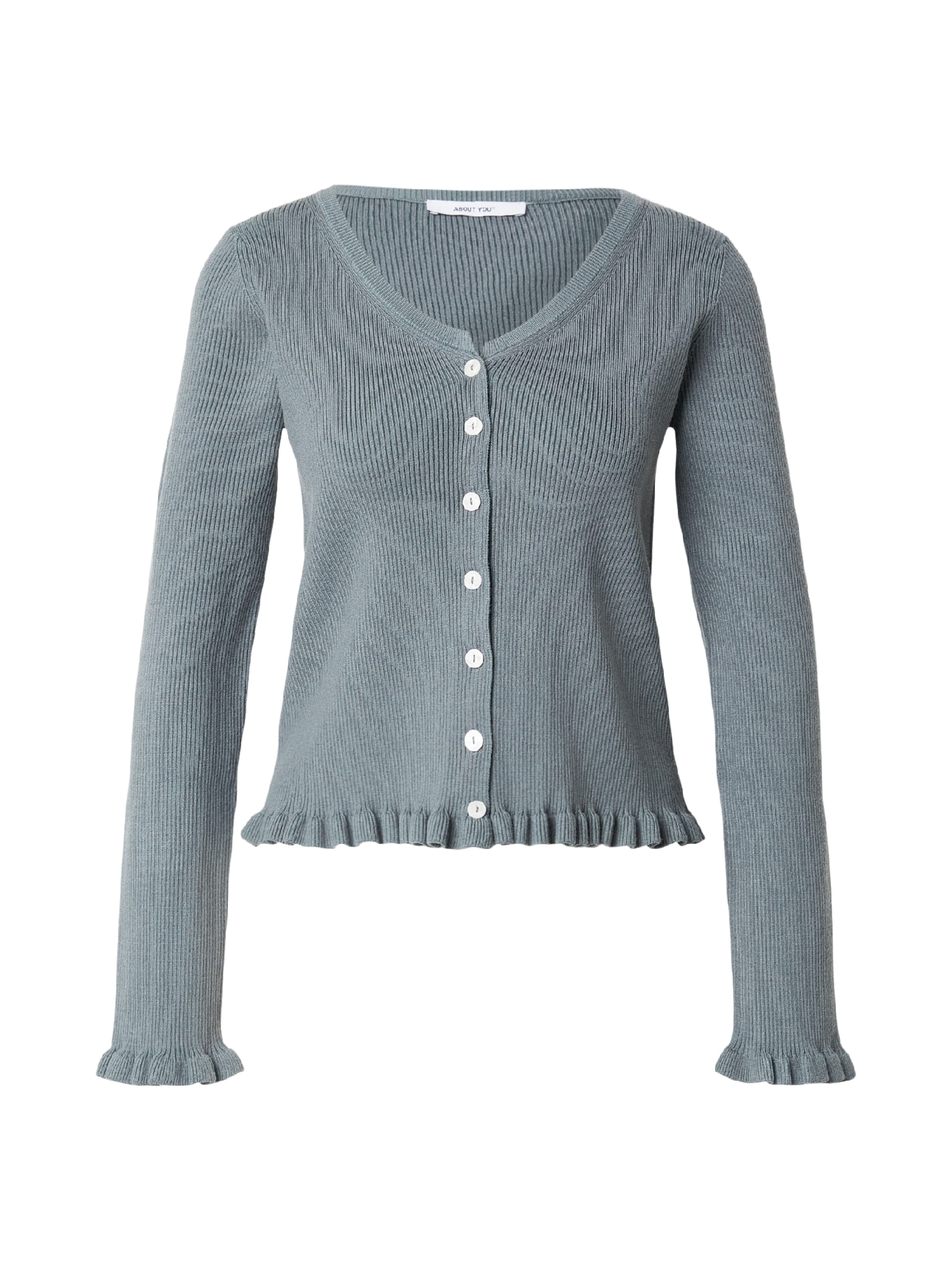 

ABOUT YOU Кардиган 'Betty' вязаный, серый