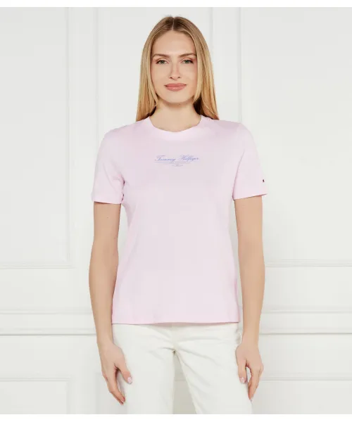 

Футболка Regular fit Tommy Hilfiger, розовый