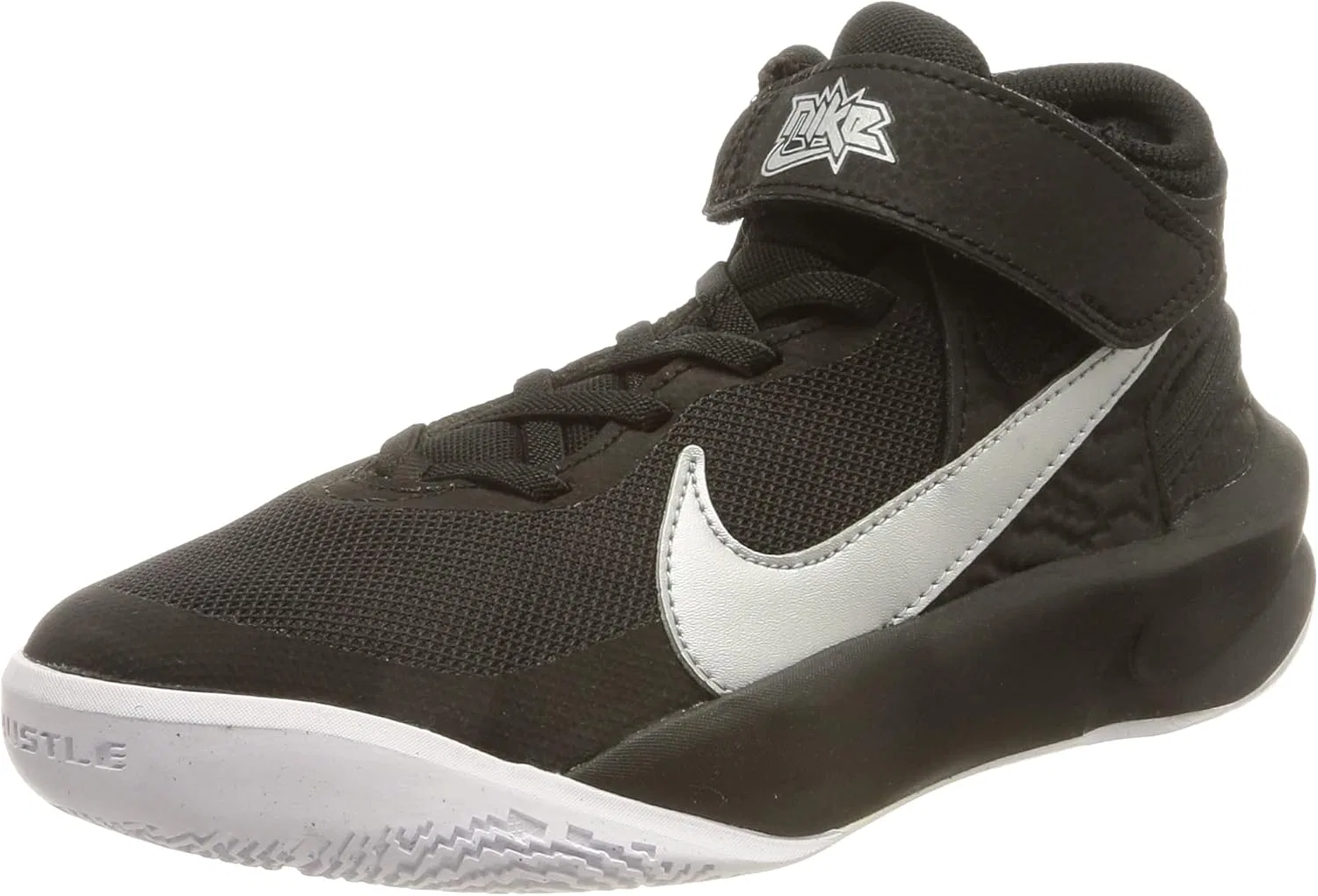 Кроссовки Nike Jungen Nike Team Hustle D 10 Flyease, Black Metallic Silver Volt White