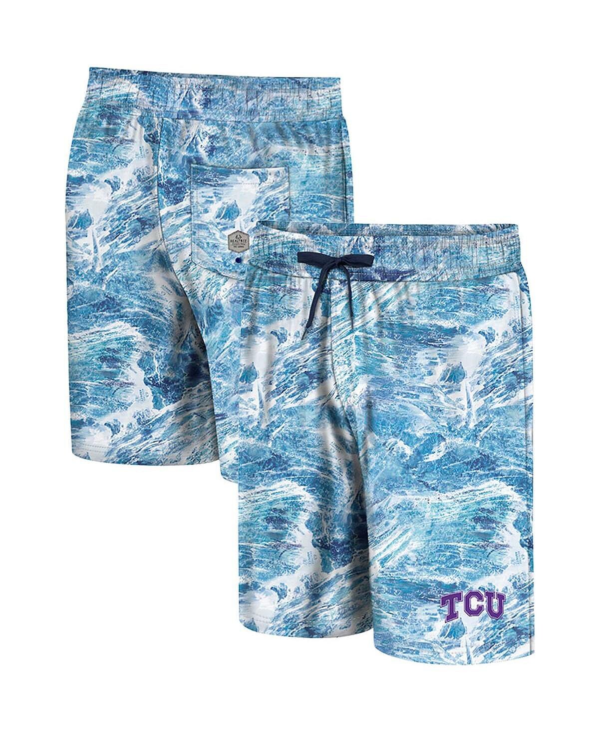 

Мужские синие шорты для плавания TCU Horned Frogs Realtree Aspect Ohana Colosseum