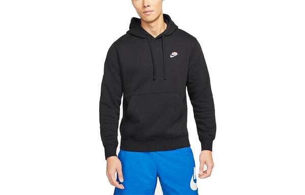 Толстовка Men's Nike Sportswear Keep It Clean Casual Sports Pullover Fleece Lined Black, черный — фото 4
