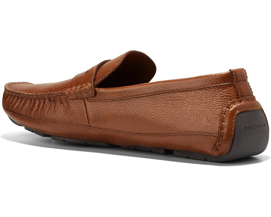 Лоферы Cole Haan Wyatt Penny Driver, цвет British Tan/Nicotine — фото 4