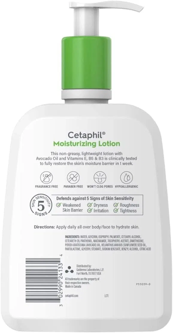 Лосьон Cetaphil — Увлажняющий для чувствительной кожи от, 473 мл — фото 2