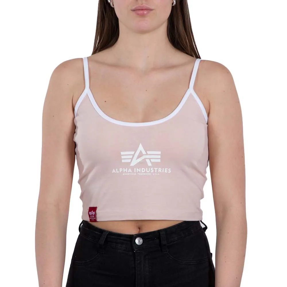 

Футболка Alpha Industries Basic ML Cropped, зеленый