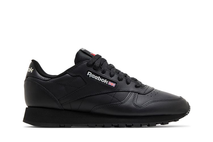 

Кроссовки Reebok Classic Leather Black Pure Grey, черный