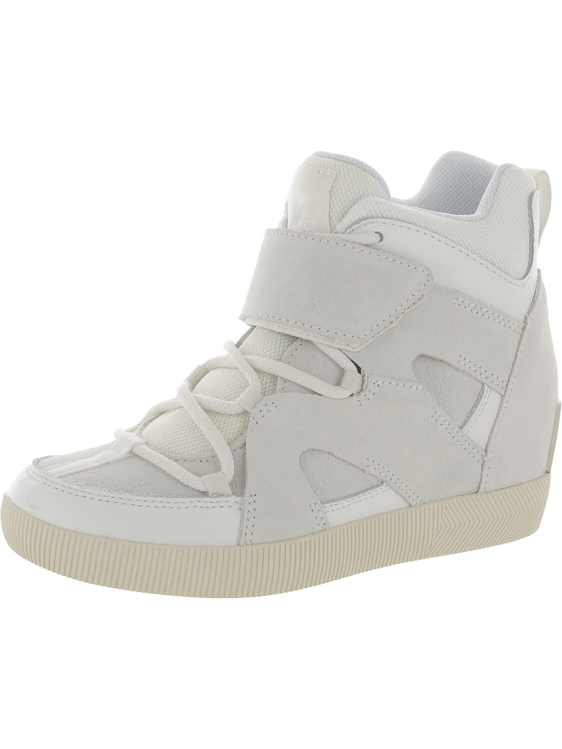 

Out N About Женские замшевые ботильоны на танкетке Sorel, цвет White/Sea Salt
