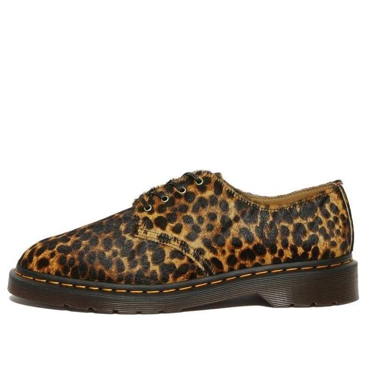 

Шлепанцы Dr. Martens 1461 Smiths Hair On Leopard Print Dress Shoes 'Brown'