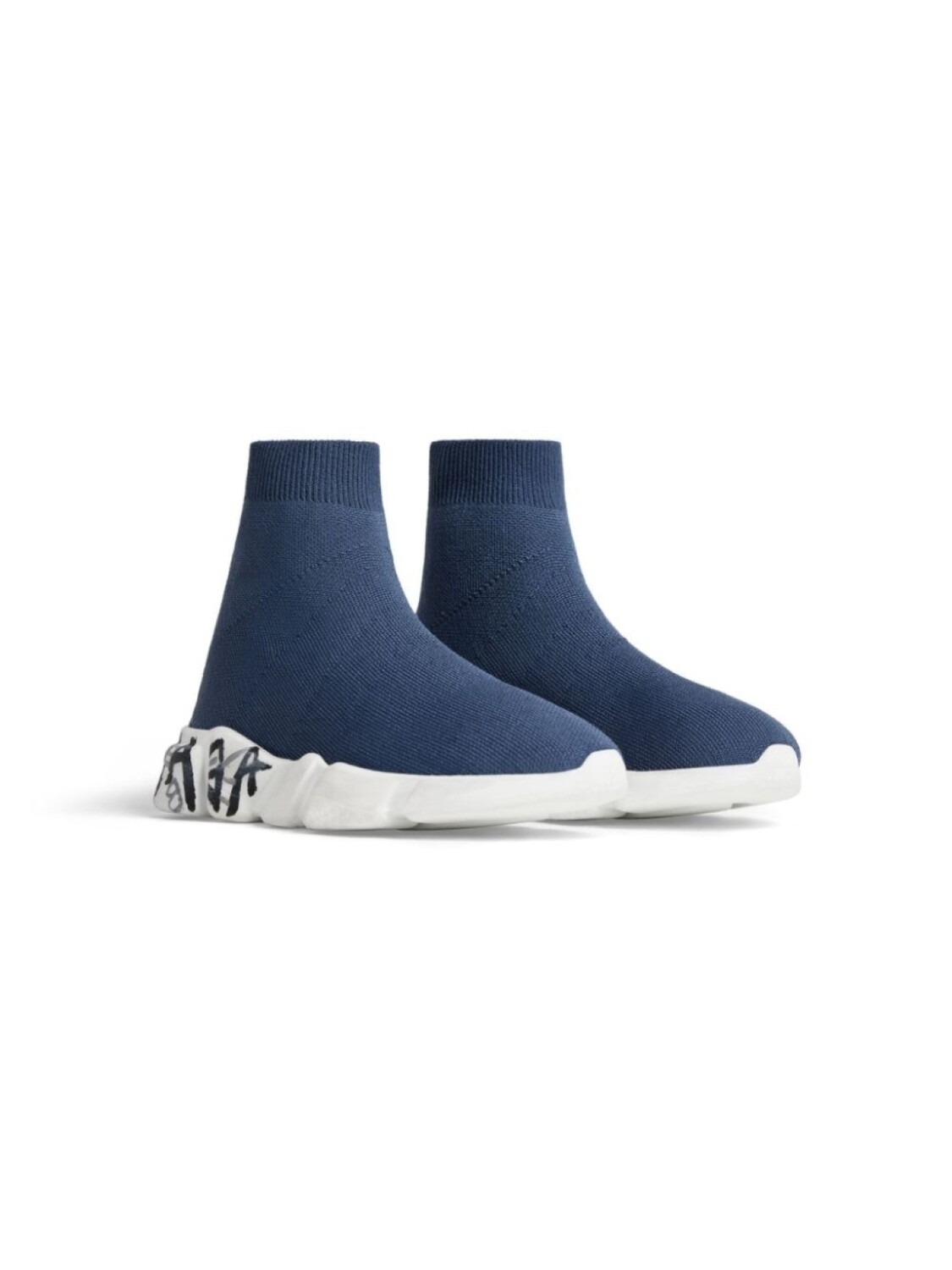 

Balenciaga Kids высокие кроссовки Speed 2.0, синий