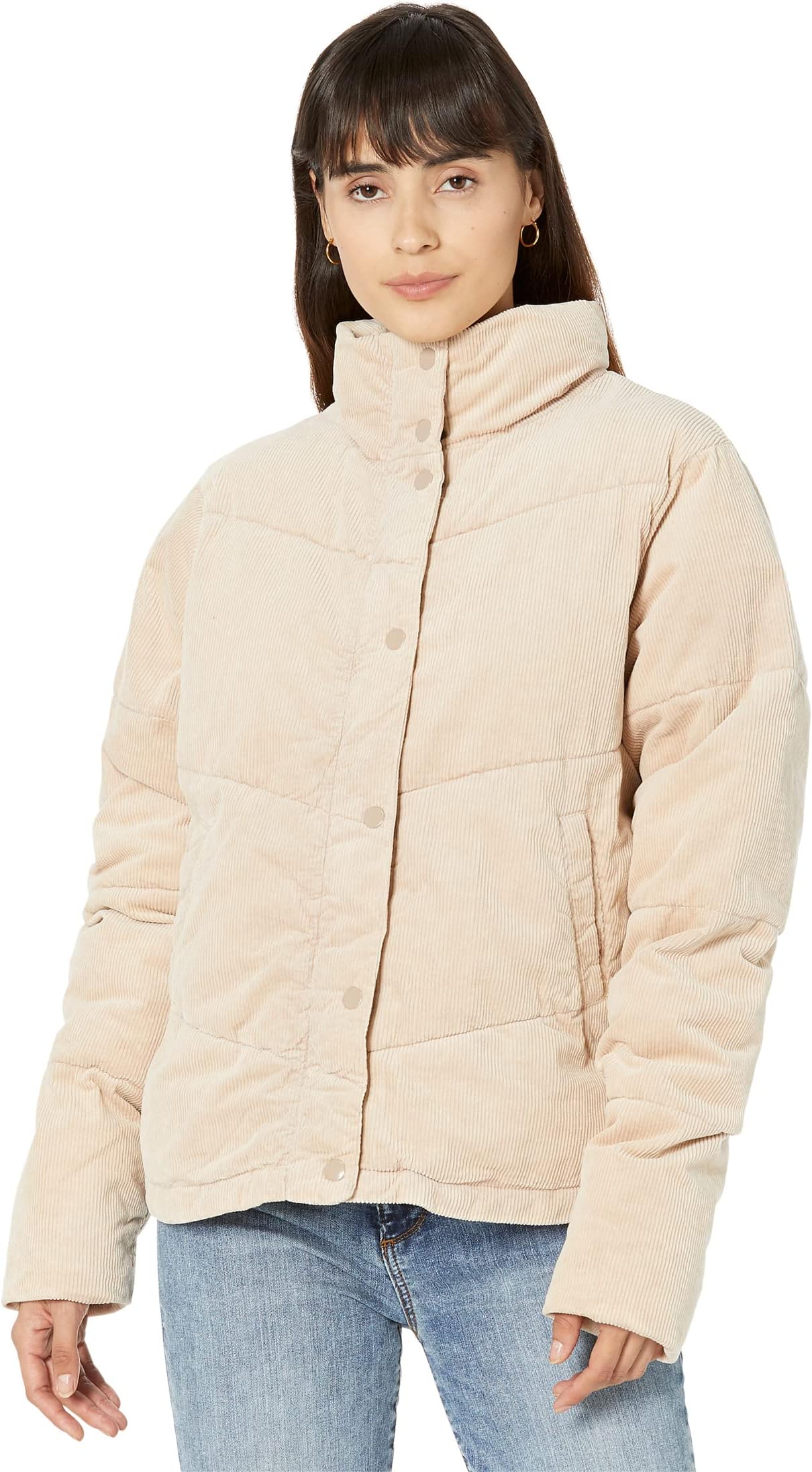 

Пуховик Splendid Milla Cord Puffer, цвет Latte