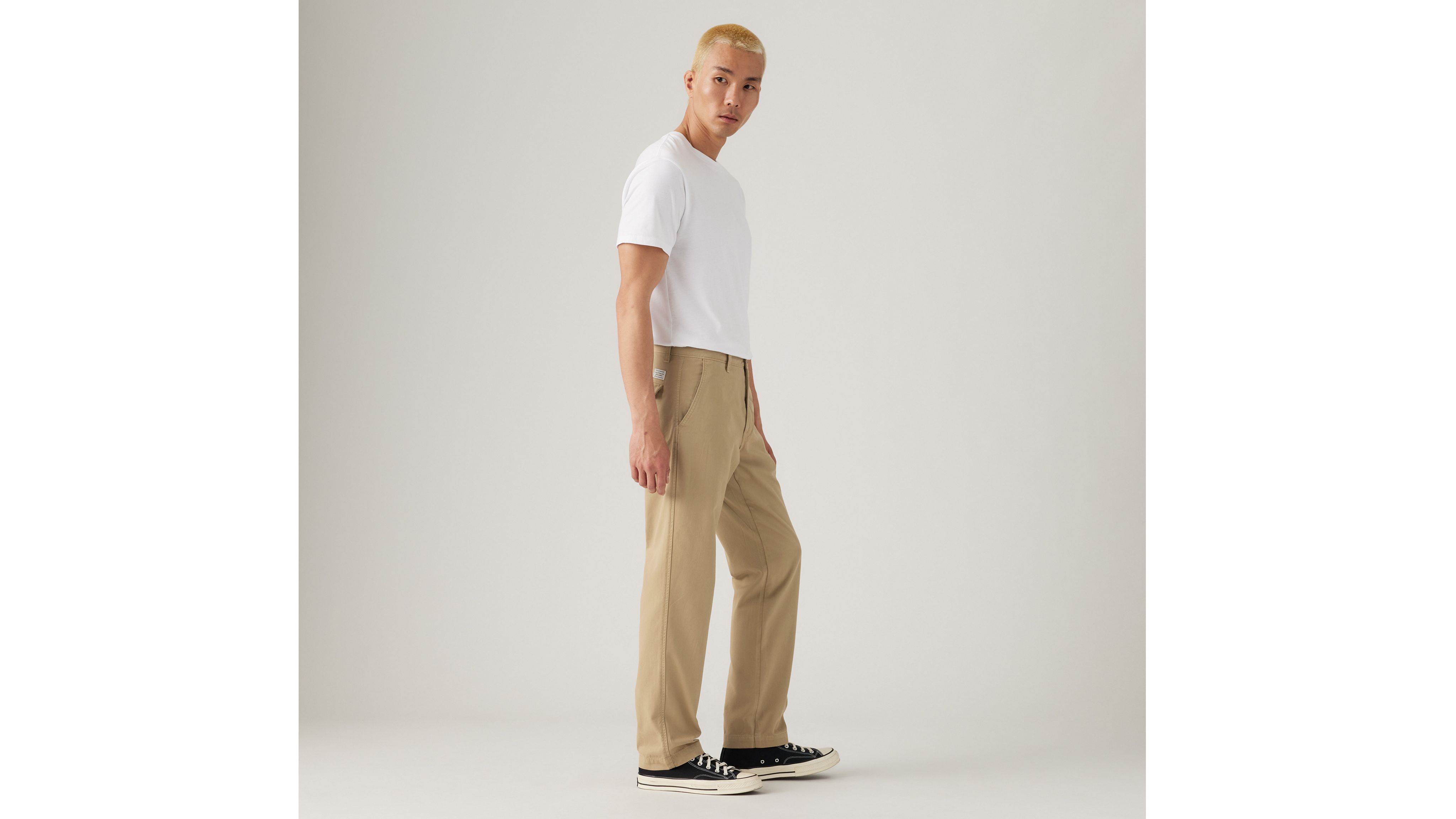 Мужские брюки Xx Chino Authentic свободного кроя Levi's, Sand Khaki - Tan — фото 4