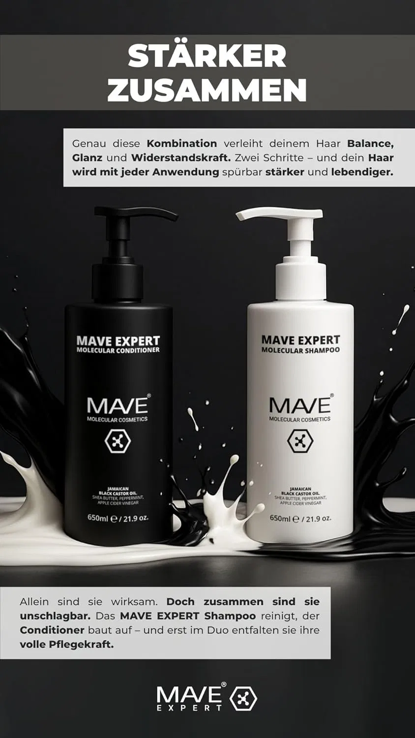 Укрепляющий шампунь и кондиционер MAVE Expert (по 650 мл) Mave — фото 4