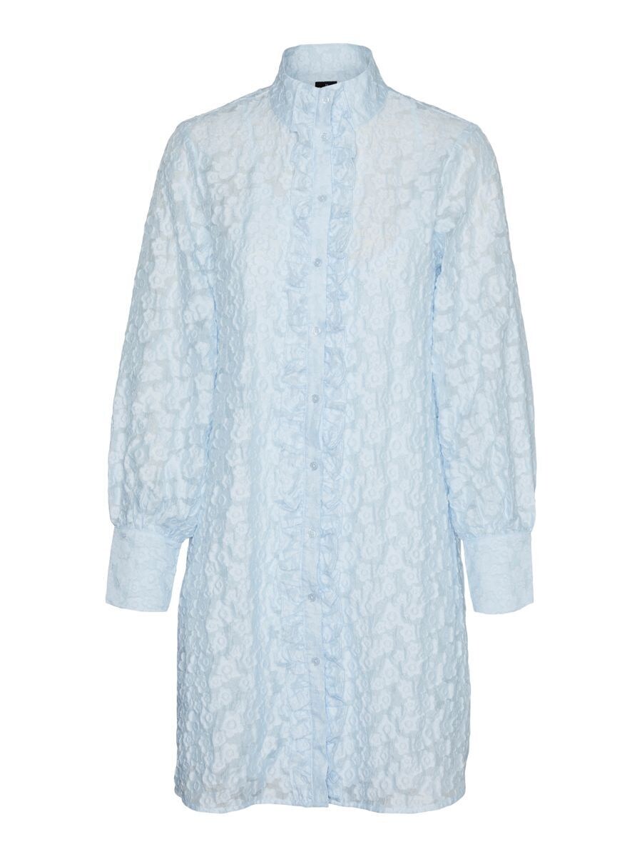 

Платье рубашка VERO MODA Shirt Dress, пастельный синий