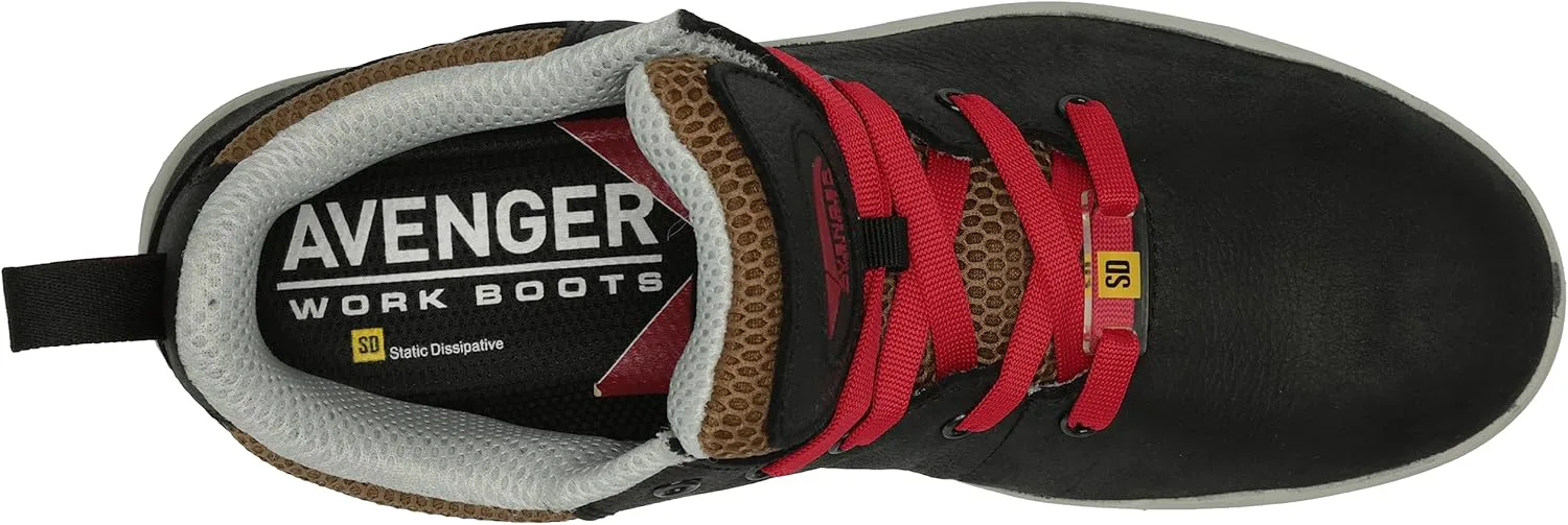 Мужские рабочие ботинки Avenger с алюминиевым носком A710 для промышленности Avenger Work Boots — фото 3