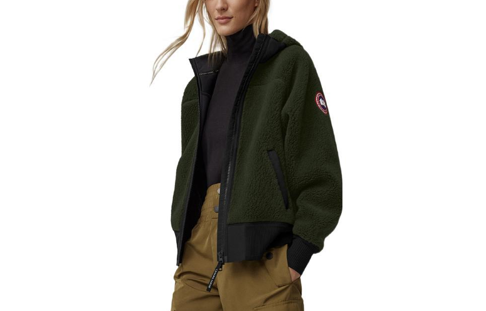 Canada Goose Куртка Simcoe Series для женщин в темно-серо-зеленом цвете — фото 3
