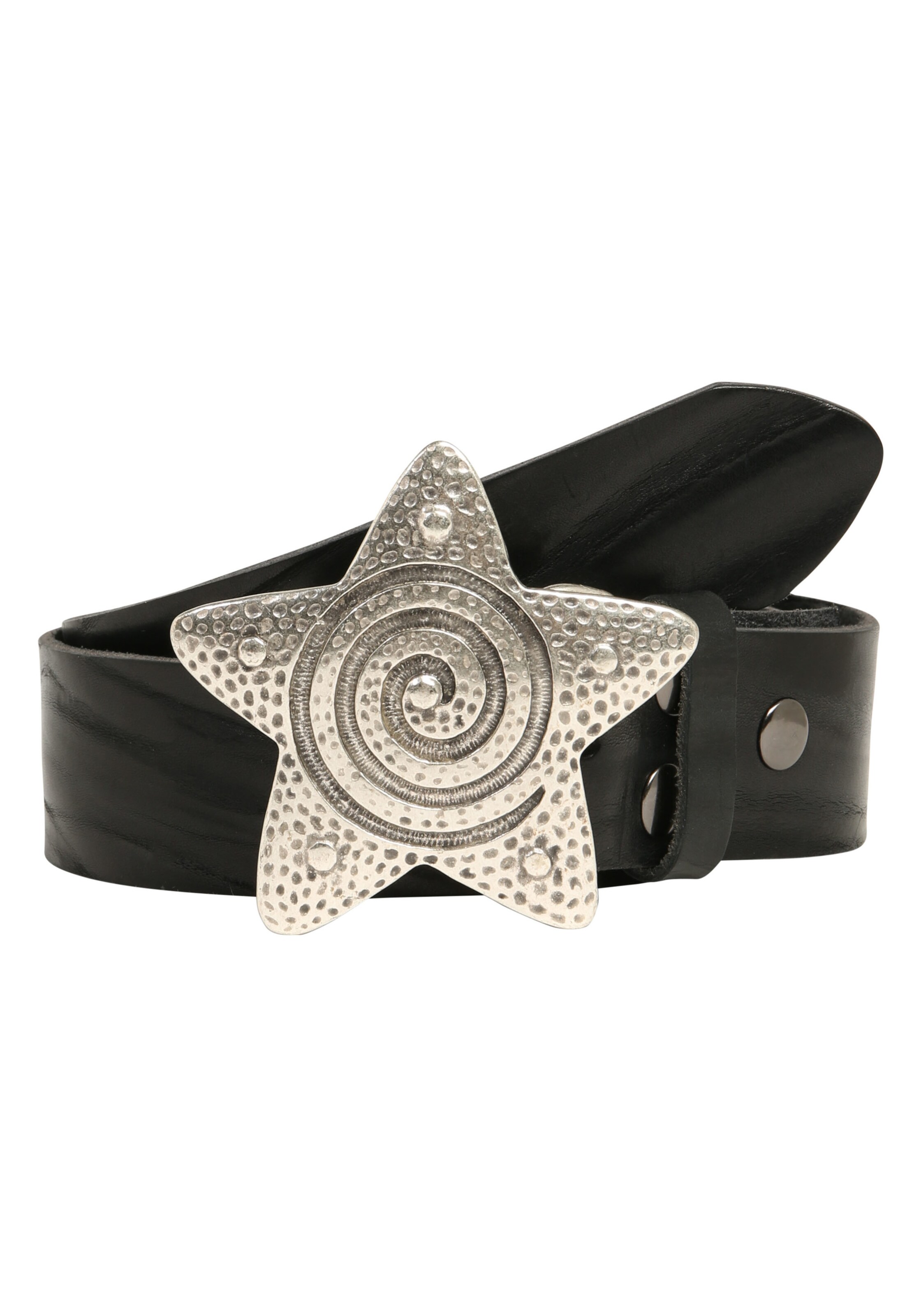 

RETTUNGSRING by showroom 019° Ремень 'Masterlux' в черном цвете