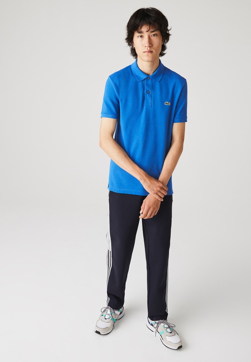 

Рубашка поло Lacoste, цветной деним