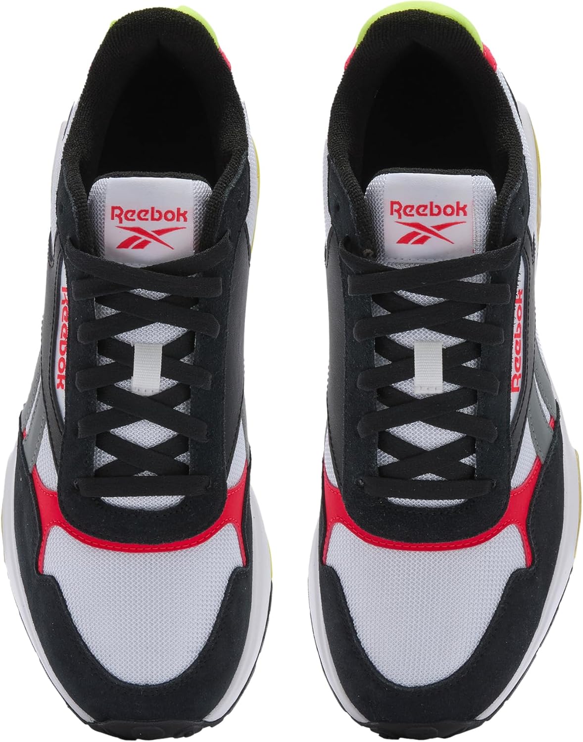 Кроссовки Reebok Unisex-Adult Gl1100, белый/черный/красный — фото 4