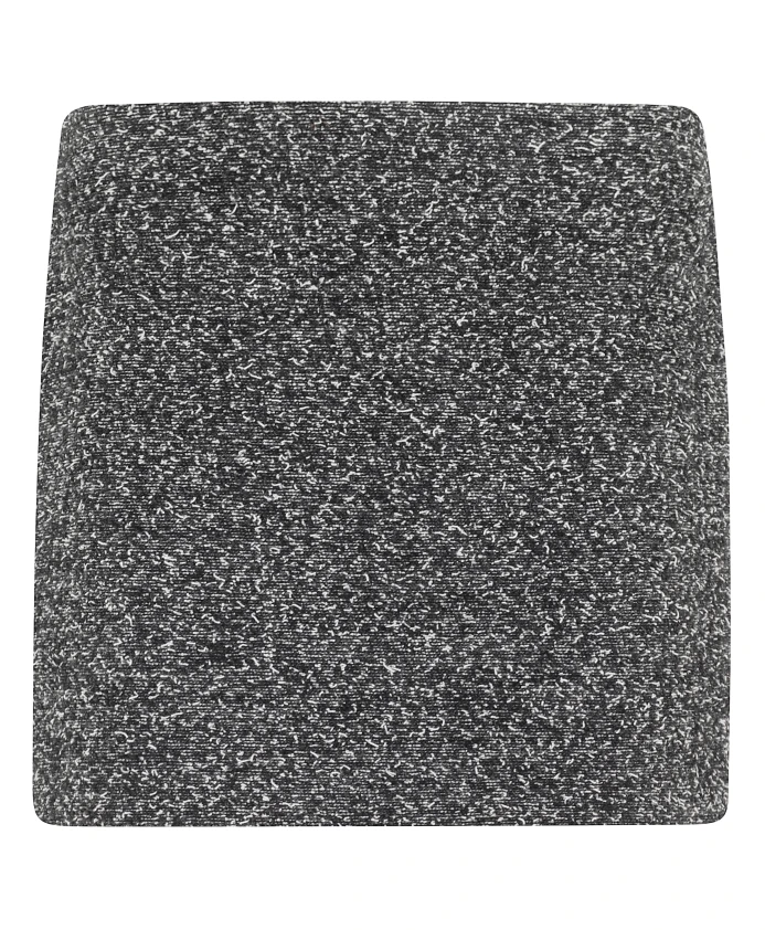 

Черная мини-юбка из шерстяной смеси Sportmax, мультиколор