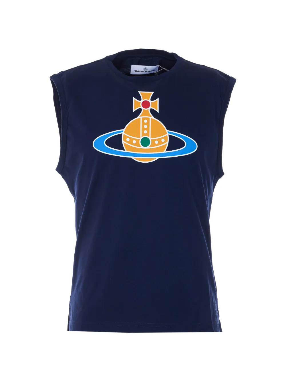 

Футболка свободного кроя с орбом Vivienne Westwood, синий