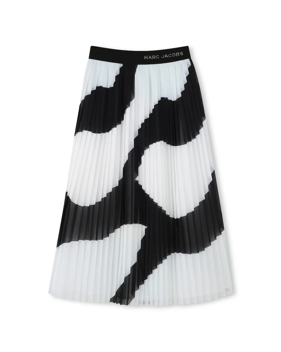 

Детская юбка черного абстрактного цвета Marc Jacobs