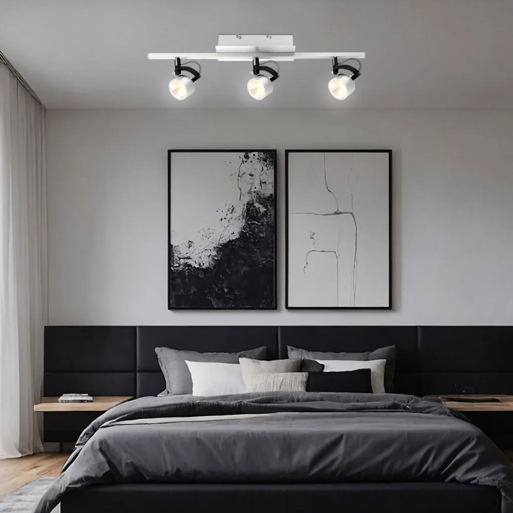 

Потолочный светодиодный светильник Globo Lighting, серебряный