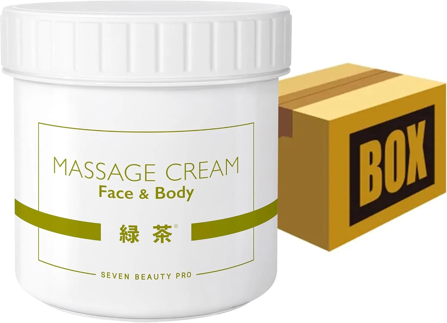 Крем для массажа Green Tea SEVEN BEAUTY PRO, 450 г, 36 шт Seven Este