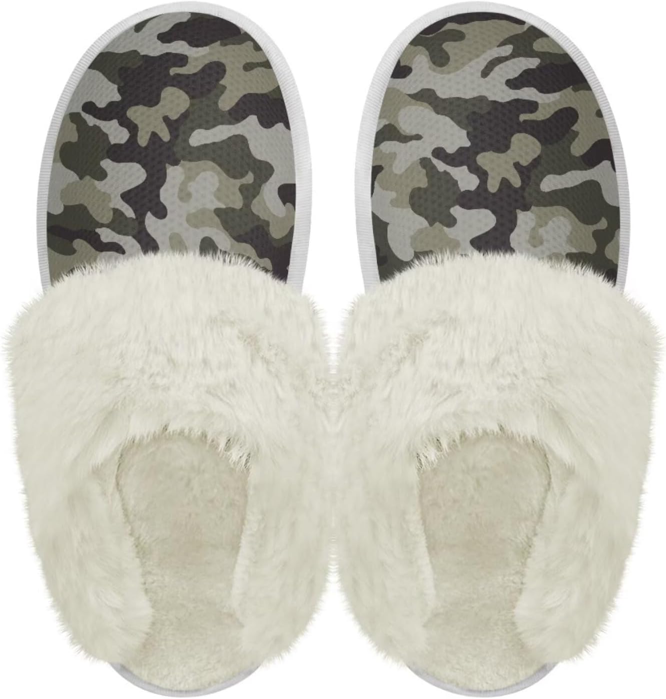 

Тапочки Chaqlin Fuzzy с пушистым краем для дома, унисекс, уютные, мягкие с эффектом памяти, зимние, теплые, с противоскользящей толстой подошвой, для дома и улицы, серый