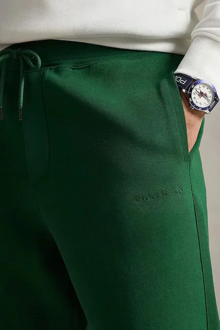 Спортивные штаны свободного кроя Polo Ralph Lauren, зеленый — фото 4