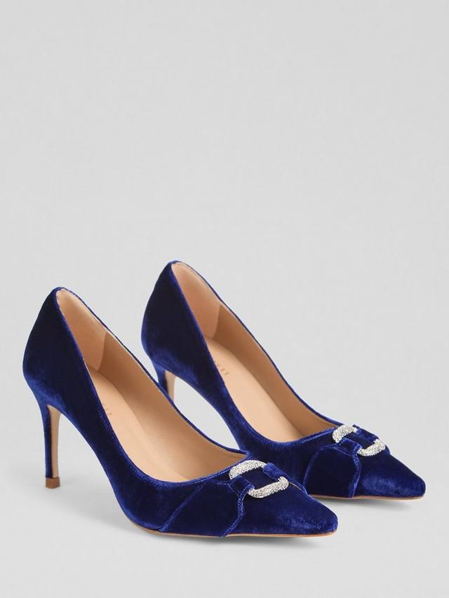Закрытые туфли-лодочки Thelma из вельвета L.K.Bennett, Imperial Blue — фото 2
