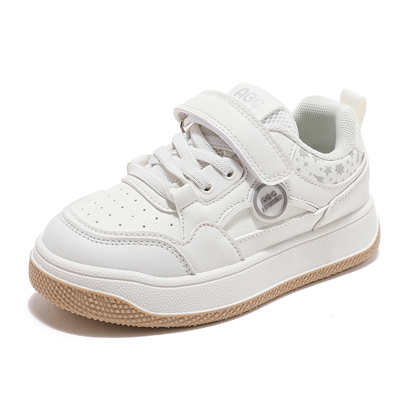 

ABC KIDS Детские кроссовки для скейтбординга с низкой амортизацией, износостойкие, бежевые, светло-серые