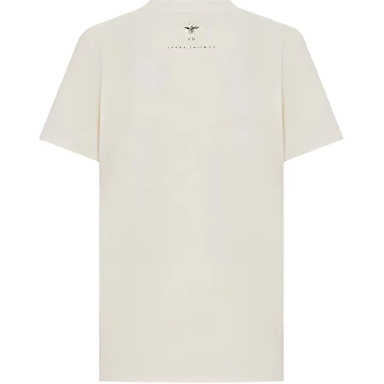 DIOR Футболка женская ecru — фото 3