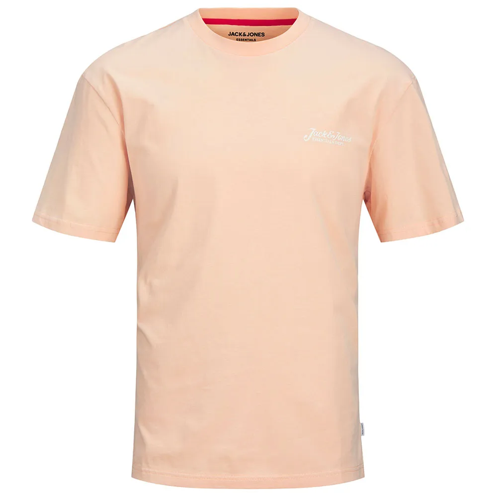 

Футболка с коротким рукавом Jack & Jones Beau Frontprint, розовый
