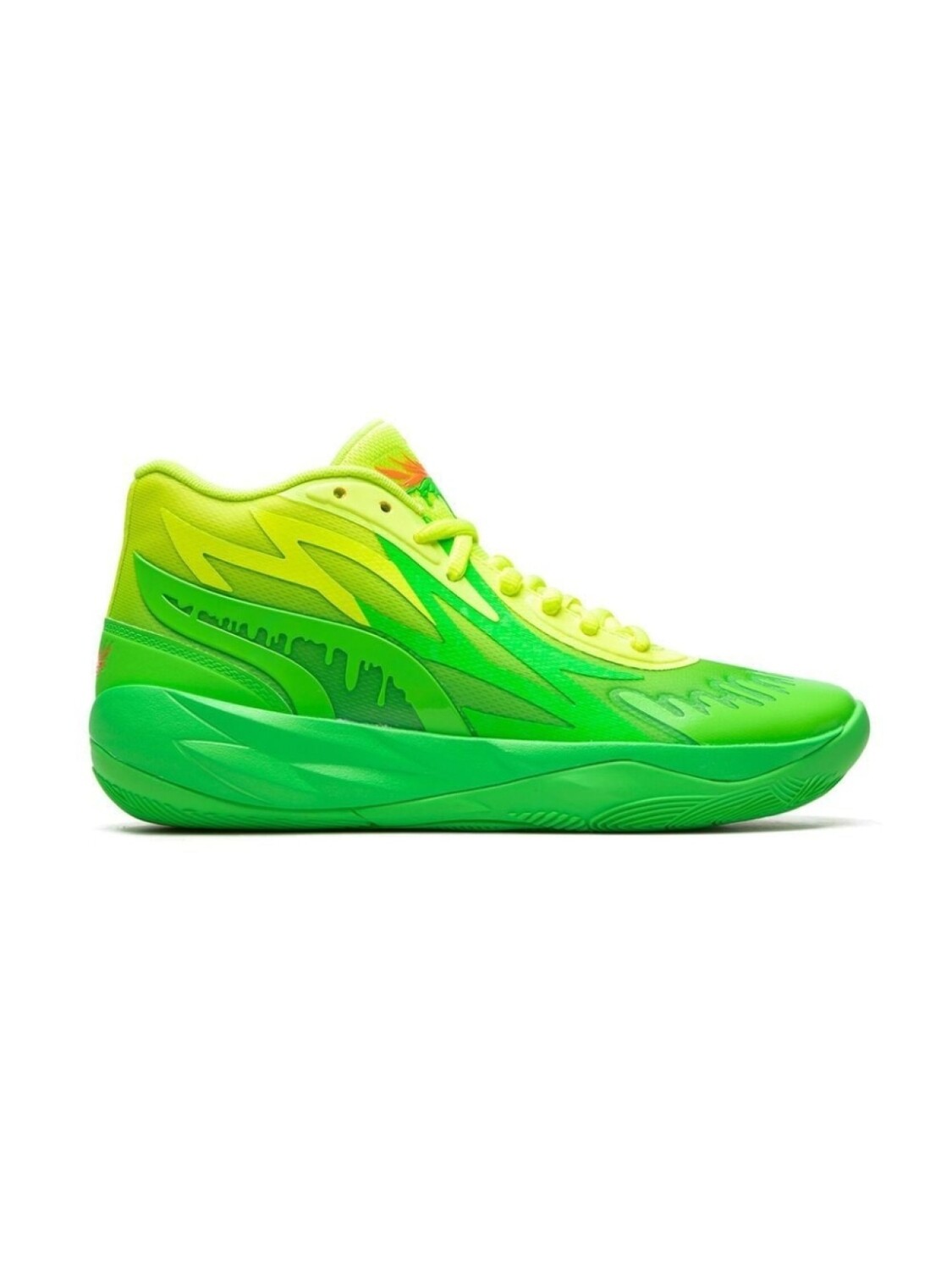 Puma Kids кроссовки Slime MB.02 из коллаборации с Nickelodeon, зеленый — фото 2