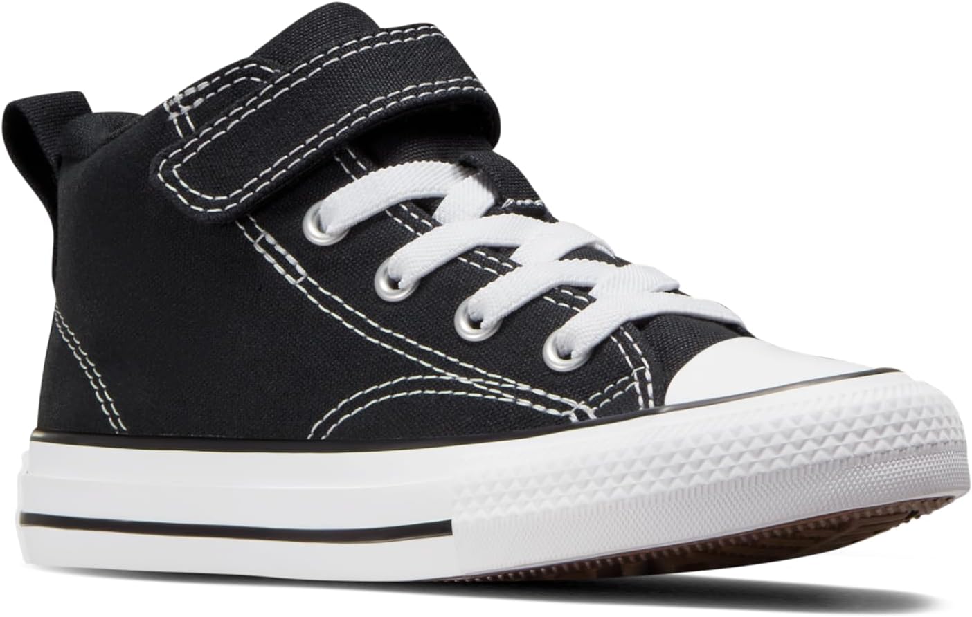 Детские кеды Converse Chuck Taylor All Star Malden Street Easy On средней посадки, белый/черный — фото 3