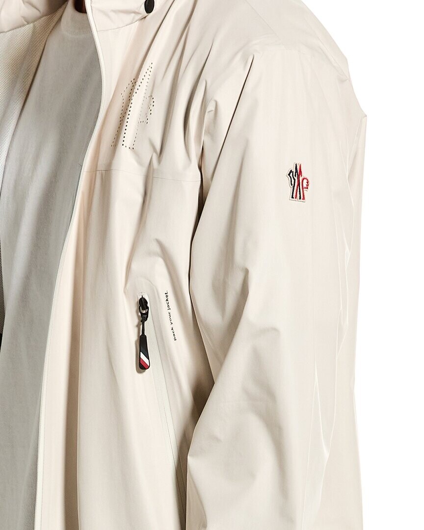 

Куртка каштанового цвета Moncler x Pharrell Williams, белый