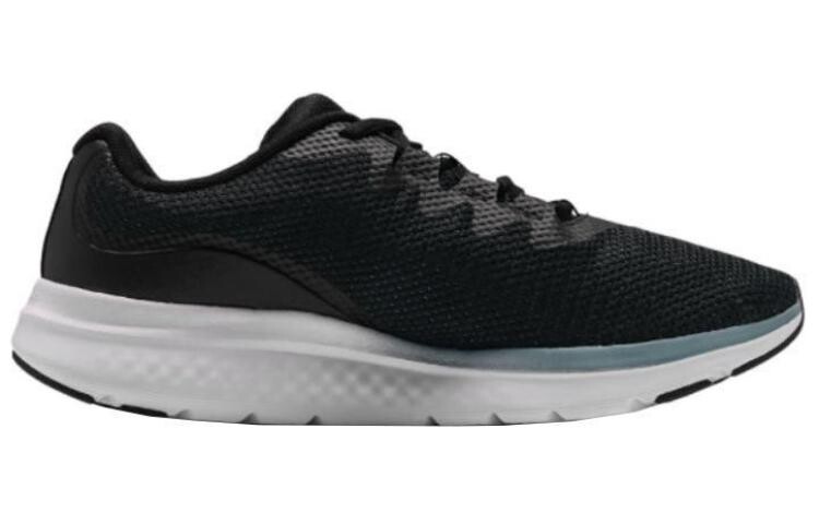 Кроссовки Charged Impulse 3 для бега мужские с низким верхом черного/белого цвета Under Armour — фото 2