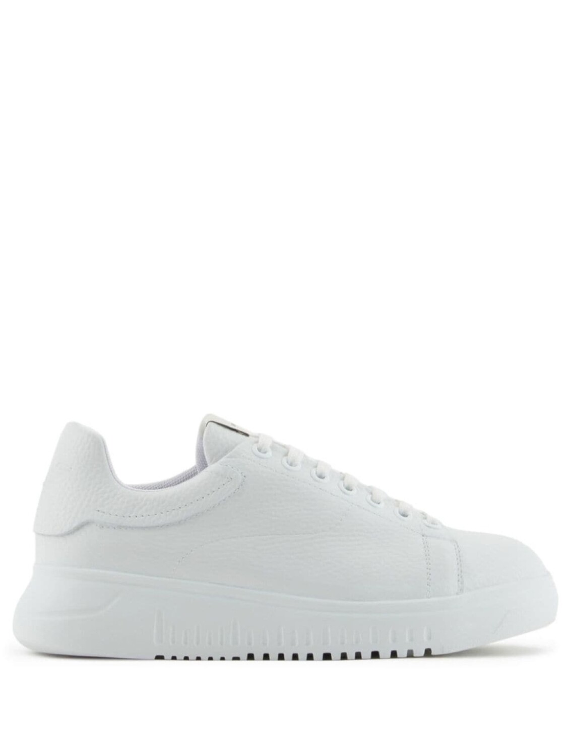 

Emporio Armani кроссовки из зернистой кожи, белый