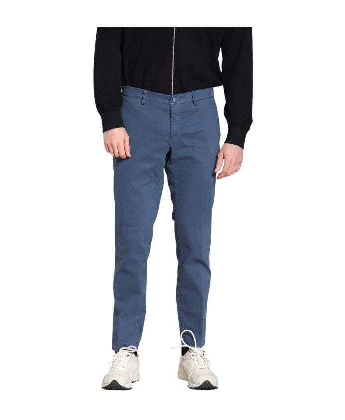 

Брюки-Чиносы обычного кроя из эластичного габардина Mason'S, синий