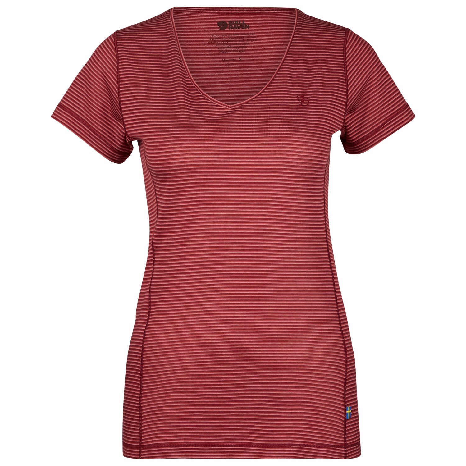 

Футболка Fjällräven Women's Abisko Cool, цвет Pomegranate Red