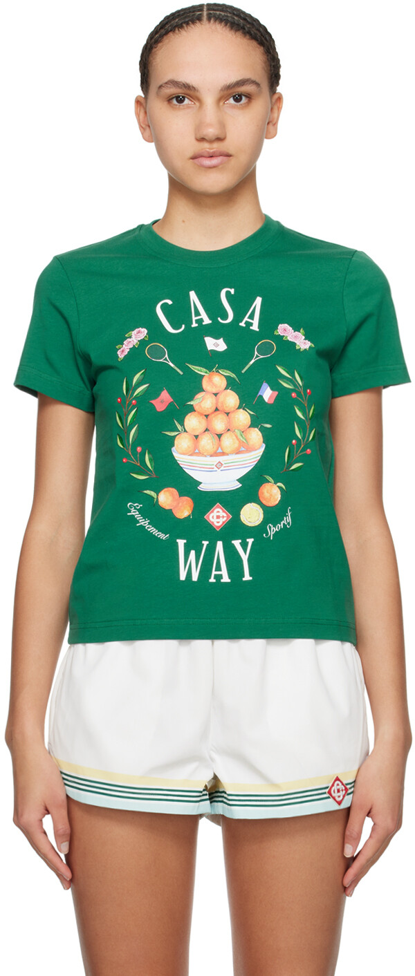 

Зеленая футболка Casa Way Casablanca, цвет Evergreen