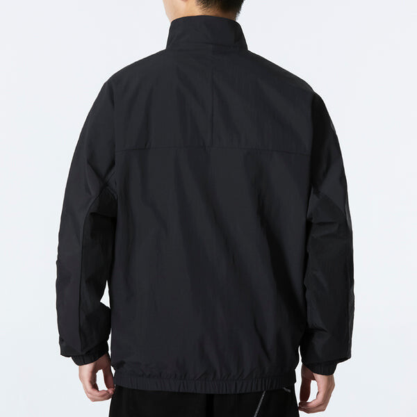 Куртка Men's adidas Mh Bp3 Wvjkt Large Logo Athleisure Casual Sports Woven Jacket Autumn Black, черный — фото 4