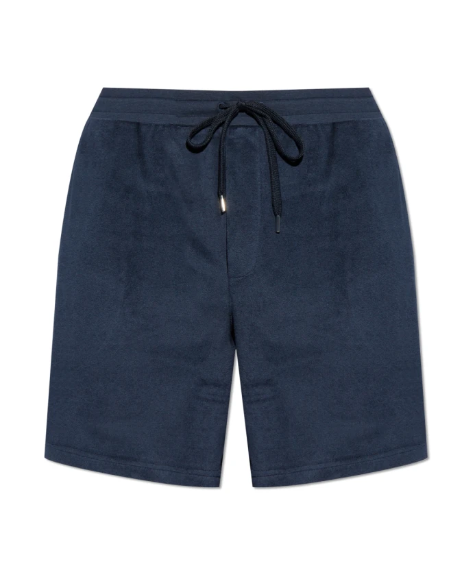 

Хлопковые шорты с логотипом Paul Smith, синий