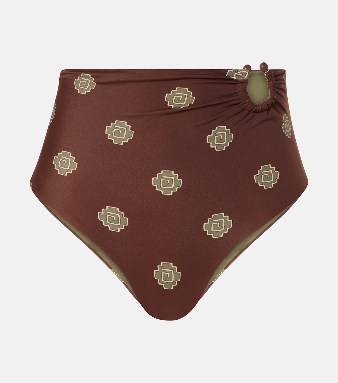

Трусики бикини с принтом Taita Johanna Ortiz, Dark Chocolate/Light Green