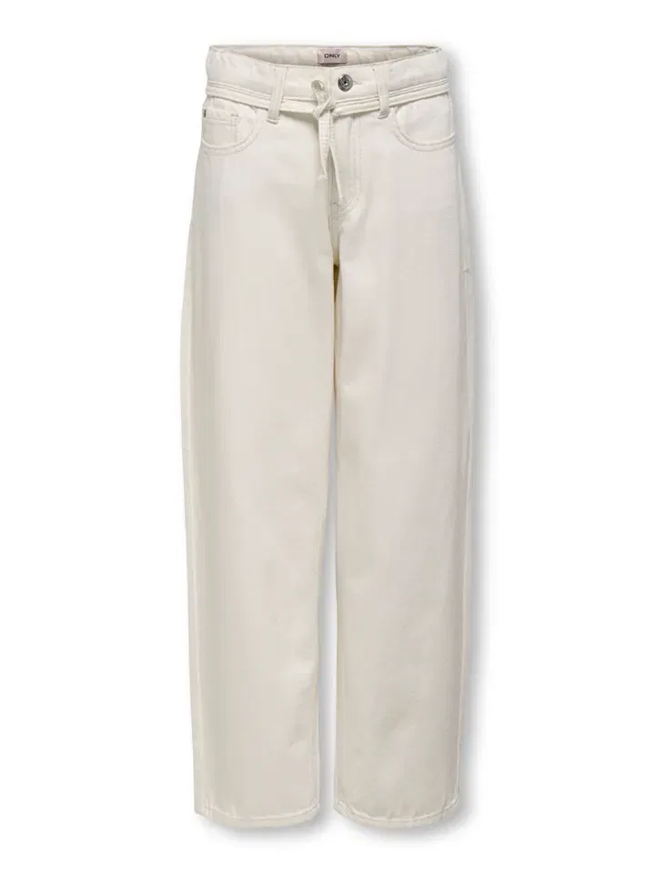 Джинсы high waist comfort fit KIDS ONLY, кремовый